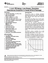 DataSheet OPA2211 pdf